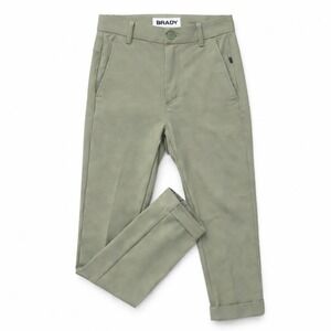 Brady Chino Pants Mens 29 Sage Green Technical Tapered Stretch Cuffed M32A004